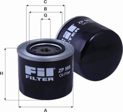 FIL Filter ZP 568 A - Filter za ulje www.molydon.hr