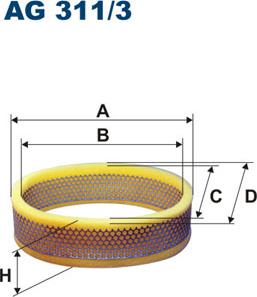 Filtron AG311/3 - Filter za zrak www.molydon.hr