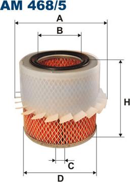 Filtron AM468/5 - Filter za zrak www.molydon.hr