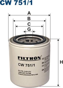 Filtron CW751/1 - Filter rashladne tekućinu www.molydon.hr