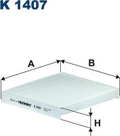 Filtron K 1407 - Filter kabine www.molydon.hr