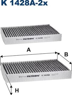 Filtron K 1428A-2x - Filter kabine www.molydon.hr