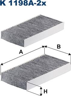 Filtron K 1198A-2x - Filter kabine www.molydon.hr