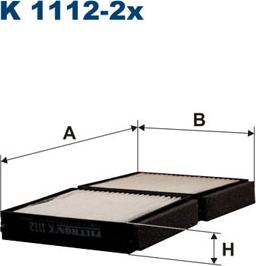 Filtron K1112-2x - Filter kabine www.molydon.hr