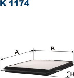 Filtron K1174 - Filter kabine www.molydon.hr