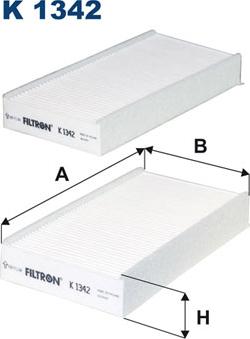 Filtron K1342-2x - Filter kabine www.molydon.hr