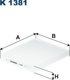 Filtron K1381 - Filter kabine www.molydon.hr