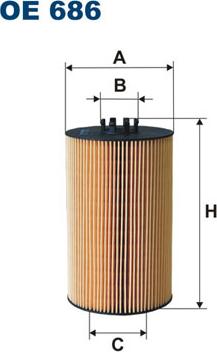 Filtron OE686 - Filter za ulje www.molydon.hr