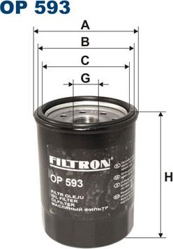 Filtron OP593 - Filter za ulje www.molydon.hr