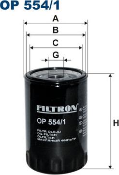 Filtron OP554/1 - Filter za ulje www.molydon.hr