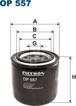 Filtron OP557 - Filter za ulje www.molydon.hr