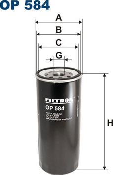 Filtron OP584 - Filter za ulje www.molydon.hr