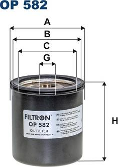 Filtron OP582 - Filter za ulje www.molydon.hr