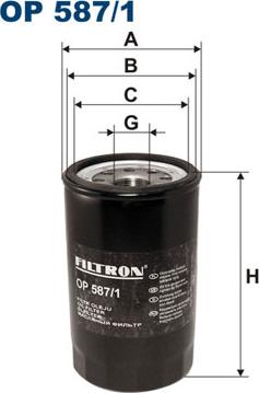 Filtron OP587/1 - Filter za ulje www.molydon.hr