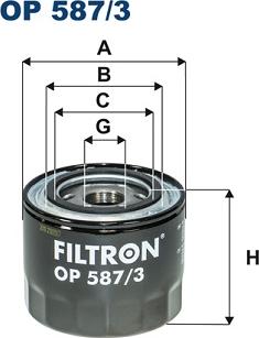 Filtron OP 587/3 - Filter za ulje www.molydon.hr