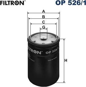 Filtron OP526/1 - Filter za ulje www.molydon.hr