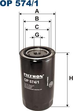 Filtron OP574/1 - Filter za ulje www.molydon.hr