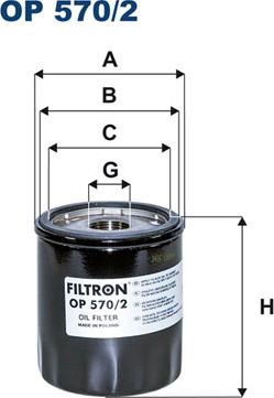 Filtron OP570/2 - Filter za ulje www.molydon.hr