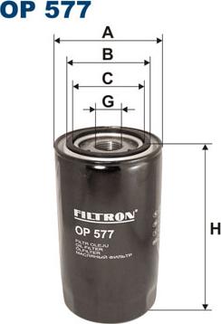 Filtron OP577 - Filter za ulje www.molydon.hr