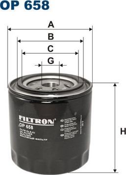 Filtron OP658 - Filter za ulje www.molydon.hr
