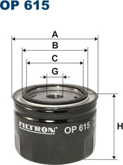 Filtron OP615 - Filter za ulje www.molydon.hr