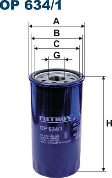 Filtron OP634/1 - Filter za ulje www.molydon.hr