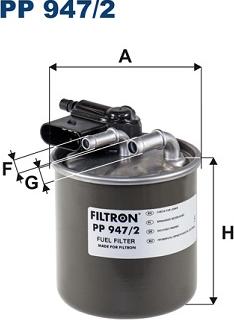 Filtron PP 947/2 - Filter za gorivo www.molydon.hr