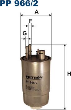 Filtron PP966/2 - Filter za gorivo www.molydon.hr