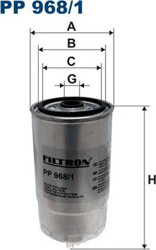 Filtron PP968/1 - Filter za gorivo www.molydon.hr