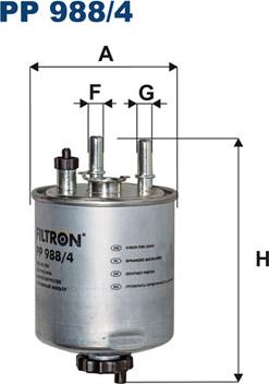 Filtron PP988/4 - Filter za gorivo www.molydon.hr