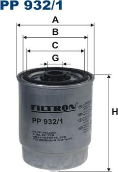 Filtron PP932/1 - Filter za gorivo www.molydon.hr