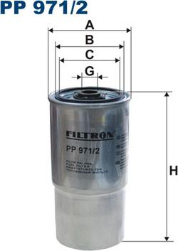 Filtron PP971/2 - Filter za gorivo www.molydon.hr