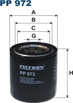 Filtron PP972 - Filter za gorivo www.molydon.hr