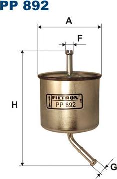 Filtron PP892 - Filter za gorivo www.molydon.hr