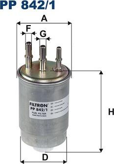 Filtron PP 842/1 - Filter za gorivo www.molydon.hr