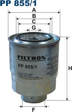 Filtron PP855/1 - Filter za gorivo www.molydon.hr