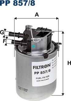 Filtron PP857/8 - Filter za gorivo www.molydon.hr