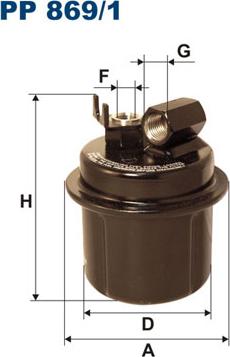 Filtron PP869/1 - Filter za gorivo www.molydon.hr