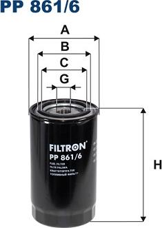 Filtron PP861/6 - Filter za gorivo www.molydon.hr