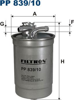 Filtron PP839/10 - Filter za gorivo www.molydon.hr