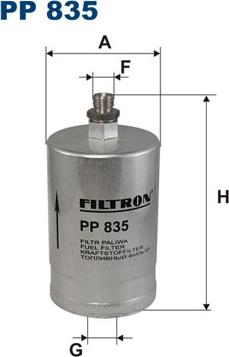 Filtron PP835 - Filter za gorivo www.molydon.hr