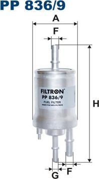 Filtron PP836/9 - Filter za gorivo www.molydon.hr
