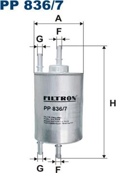 Filtron PP836/7 - Filter za gorivo www.molydon.hr