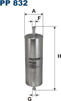 Filtron PP832 - Filter za gorivo www.molydon.hr