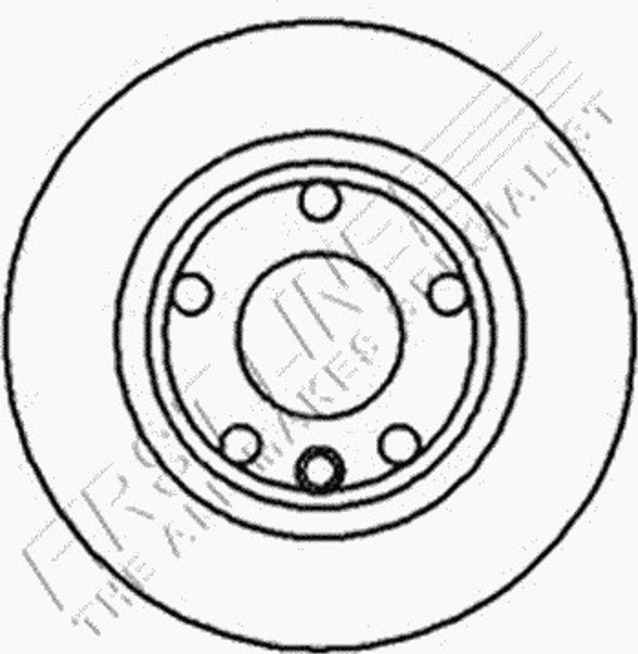 First Line FBD 450 - Kočioni disk www.molydon.hr