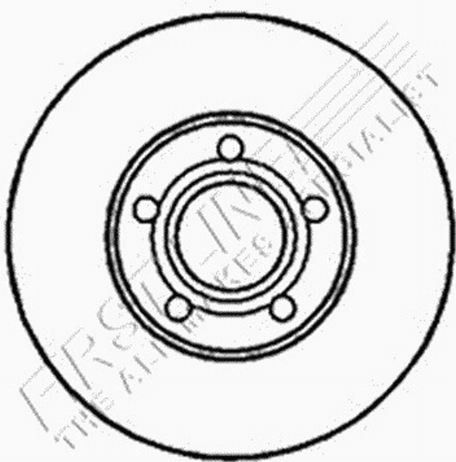 First Line FBD 1207 - Kočioni disk www.molydon.hr