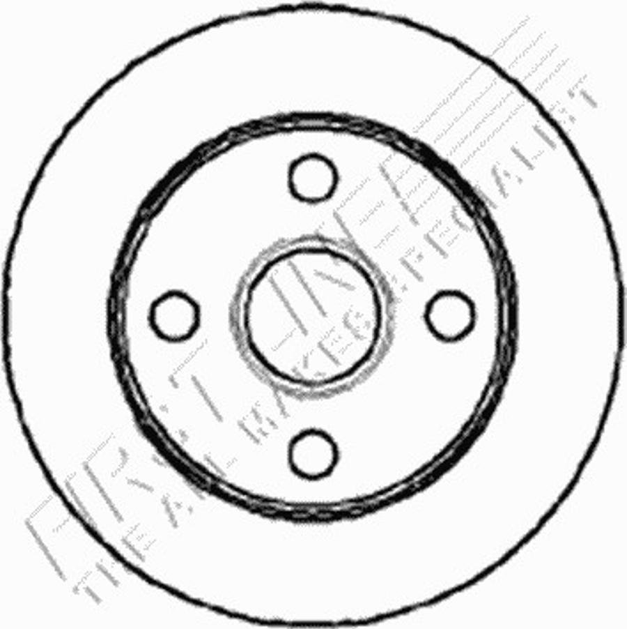 First Line FBD312 - Kočioni disk www.molydon.hr