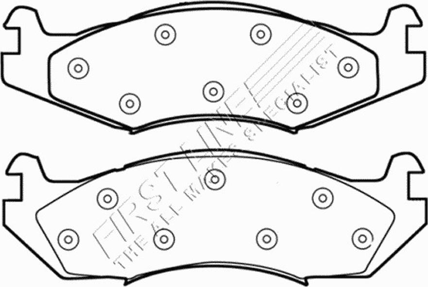 First Line FBP1575 - Komplet Pločica, disk-kočnica www.molydon.hr