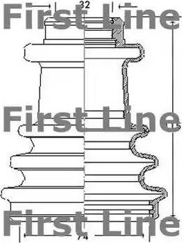First Line FCB2097 - Manžeta, Pogonska osovina www.molydon.hr