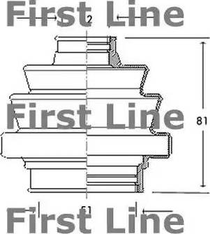 First Line FCB2018 - Manžeta, Pogonska osovina www.molydon.hr